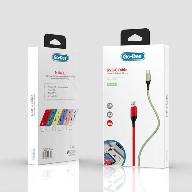 Go Des GD-UC519 Type - C Usb Kablo Go Des GD-UC519 Type - C Usb Kablo