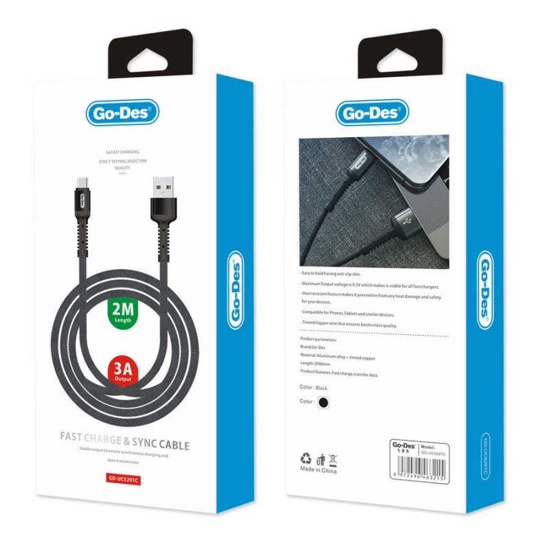 Bal-z Go Des GD-UC529 Type-C Usb Kablo