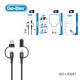 Bal-z Go Des GD-UC587 4 in 1 Type-C-Lightning To PD-Usb Kablo