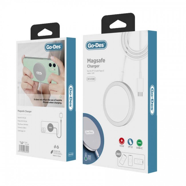 Go Des GD-UC588 Magsafe Wireless Şarj Go Des GD-UC588 Magsafe Wireless Şarj