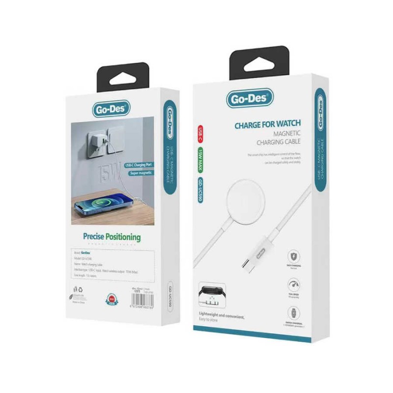 Bal-z Go Des GD-UC590 Apple Watch Serisi Akıllı Saat Wireless Type-C Şarj Kablosu