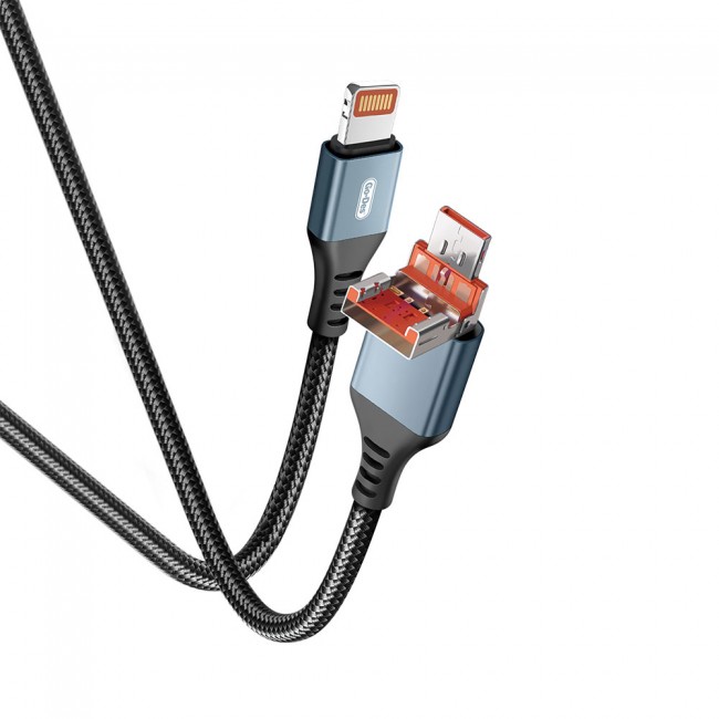 Go Des GD-UC595 Biyonik Terminal Tasarım PD20W Lightning to Type-C & Lightning to USB-A Kablo Go Des GD-UC595 Biyonik Terminal Tasarım PD20W Lightning to Type-C & Lightning to USB-A Kablo