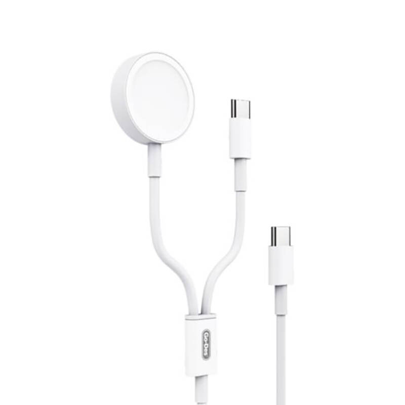 Bal-z Go Des GD-UC603 2in1 Magnetik Wireless Type-C PD Hızlı Şarj Kablosu 65W 1.2M