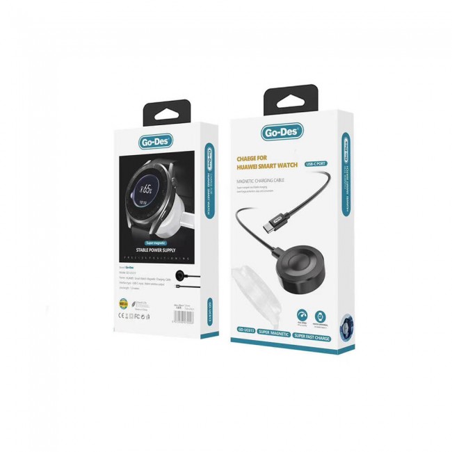 Go Des GD-UC613 Huawei Watch Akıllı Saat Magnetik Hızlı Şarj Wireless Şarj Aleti Go Des GD-UC613 Huawei Watch Akıllı Saat Magnetik Hızlı Şarj Wireless Şarj Aleti