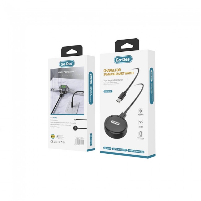 Go Des GD-UC615 Galaxy Watch Akıllı Saat Magnetik Wireless Şarj Aleti Go Des GD-UC615 Galaxy Watch Akıllı Saat Magnetik Wireless Şarj Aleti