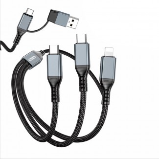 Go Des GD-UC806 3in2 Lightning – Type-C – Type-C Hızlı Şarj Kablosu 100W 1M Go Des GD-UC806 3in2 Lightning – Type-C – Type-C Hızlı Şarj Kablosu 100W 1M