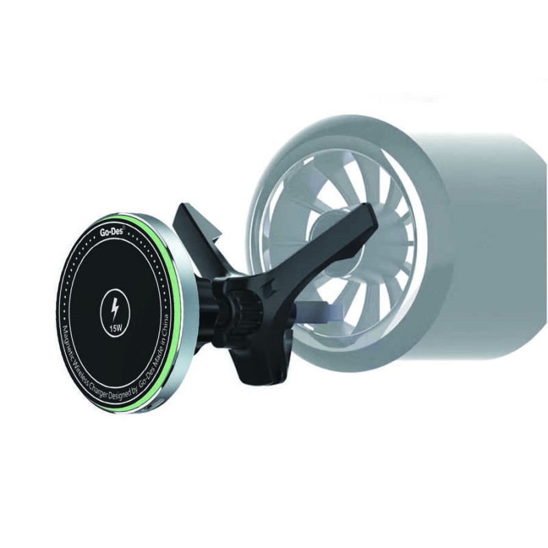 Bal-z Go Des GD-WL289 Magnetik Wireless Kablosuz Şarjlı 2 in 1 Araç İçi Telefon Tutucu