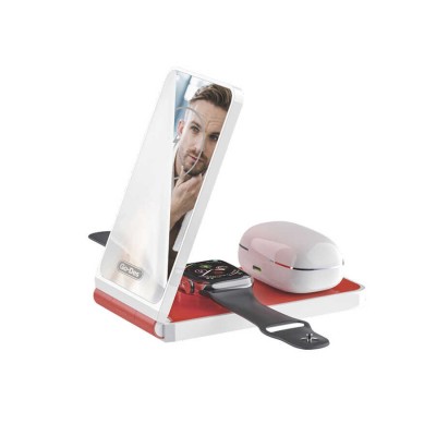 Bal-z Go Des GD-WL766 Magnetik Wireless Hızlı Şarj Özellikli 4 in 1 Şarj İstasyonu 30W