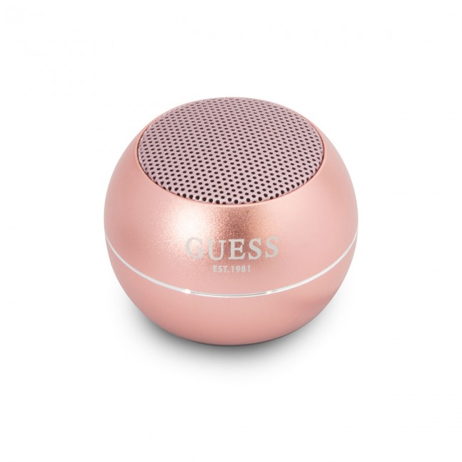 GUESS Alüminyum Alaşım Gövde Tasarımlı Mini Bluetooth Speaker GUESS Alüminyum Alaşım Gövde Tasarımlı Mini Bluetooth Speaker
