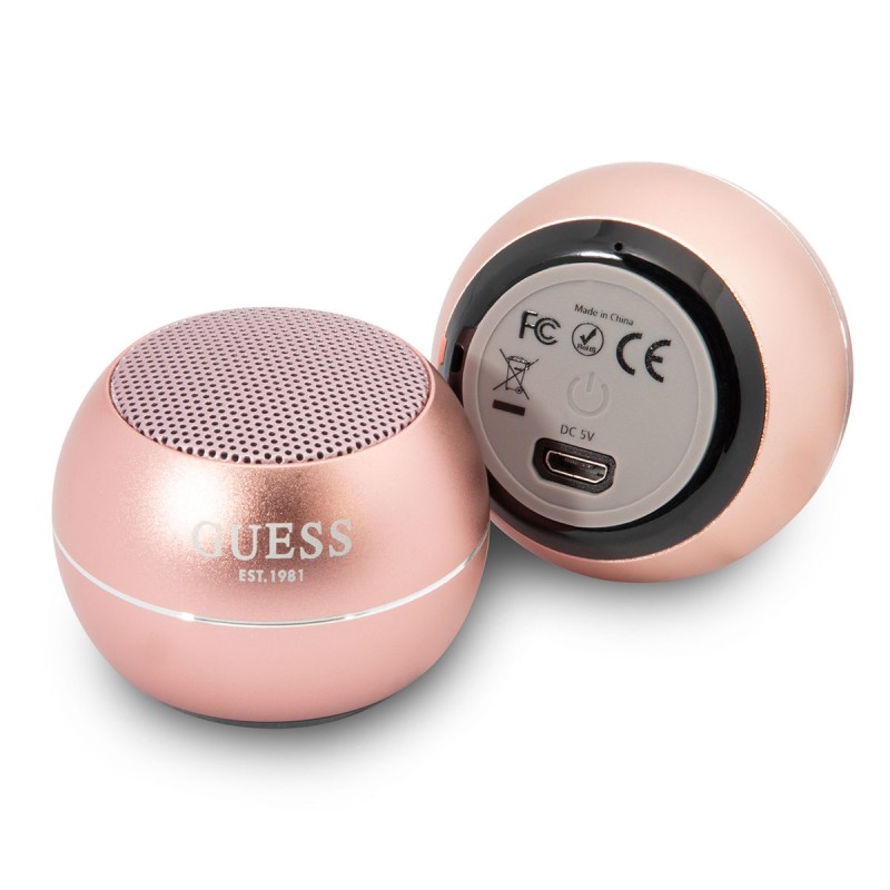 Bal-z GUESS Alüminyum Alaşım Gövde Tasarımlı Mini Bluetooth Speaker