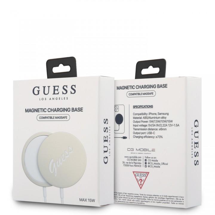 GUESS Logolu Type-C Magsafe Şarj Kablosu 15W