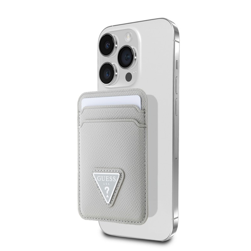 Bal-z Guess Orjinal Lisanslı 2 Hazneli Üçgen Logolu Deri Magnetik Kartlık