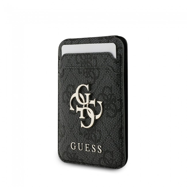 Guess Orjinal Lisanslı PU Deri 4G Desenli Metal Büyük 4G ve Yazı Logolu Standlı Magnetik Kartlık Guess Orjinal Lisanslı PU Deri 4G Desenli Metal Büyük 4G ve Yazı Logolu Standlı Magnetik Kartlık