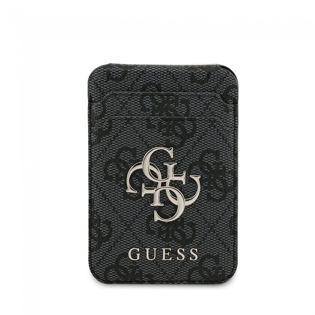 Guess Orjinal Lisanslı PU Deri 4G Desenli Metal Büyük 4G ve Yazı Logolu Standlı Magnetik Kartlık Guess Orjinal Lisanslı PU Deri 4G Desenli Metal Büyük 4G ve Yazı Logolu Standlı Magnetik Kartlık