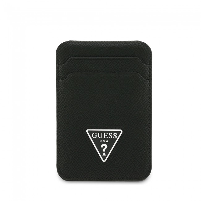 Guess Orjinal Lisanslı 2 Hazneli Üçgen Logolu Standlı Magnetik Kartlık Guess Orjinal Lisanslı 2 Hazneli Üçgen Logolu Standlı Magnetik Kartlık