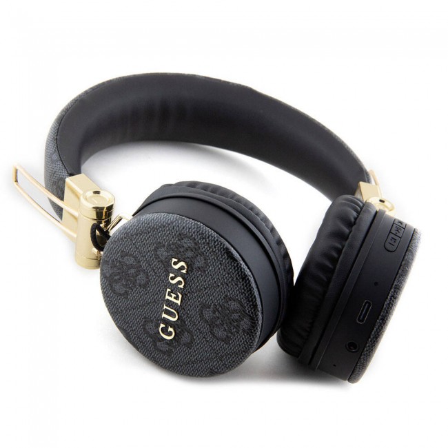 Guess Orjinal Lisanslı 4G Metal Logo PU Deri Ayarlanabilir Kulak Üstü Bluetooth Kulaklık Guess Orjinal Lisanslı 4G Metal Logo PU Deri Ayarlanabilir Kulak Üstü Bluetooth Kulaklık