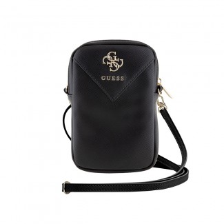 Guess Orjinal Lisanslı 4G Metal Logolu Fermuarlı PU Deri Çapraz Askılı Vücut Çantası Guess Orjinal Lisanslı 4G Metal Logolu Fermuarlı PU Deri Çapraz Askılı Vücut Çantası