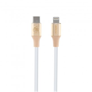 Guess Orjinal Lisanslı 4G ve Yazı Logolu Aydınlatmalı Kablo Ucu Hızlı Şarj Özellikli Type-C To Lightning PD Kablo 3A 1.5m Guess Orjinal Lisanslı 4G ve Yazı Logolu Aydınlatmalı Kablo Ucu Hızlı Şarj Özellikli Type-C To Lightning PD Kablo 3A 1.5m