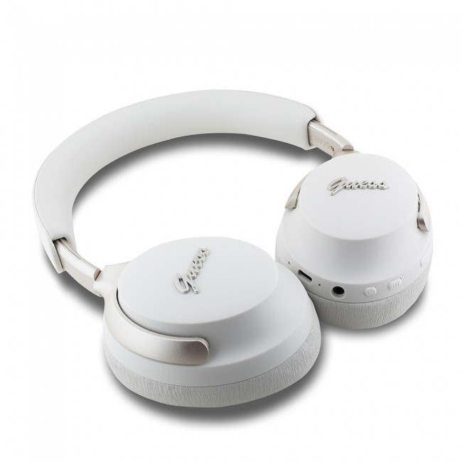 Guess Orjinal Lisanslı ANC/ENC Özellikli Metal Yazı Logolu Script Serisi Kulak Üstü Bluetooth Kulaklık v5.4 Guess Orjinal Lisanslı ANC/ENC Özellikli Metal Yazı Logolu Script Serisi Kulak Üstü Bluetooth Kulaklık v5.4