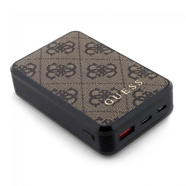 Guess Orjinal Lisanslı Dijital Led Göstergeli PU Deri 4G Desenli Metal Yazı Logolu Powerbank 10000mAh 18W Guess Orjinal Lisanslı Dijital Led Göstergeli PU Deri 4G Desenli Metal Yazı Logolu Powerbank 10000mAh 18W