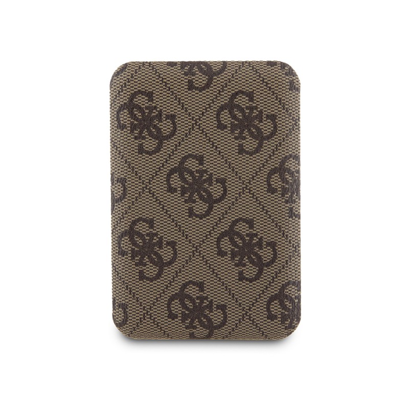 Bal-z Guess Orjinal Lisanslı Dijital Led Göstergeli PU Deri 4G Desenli Metal Yazı Logolu Powerbank 5000mAh 15W