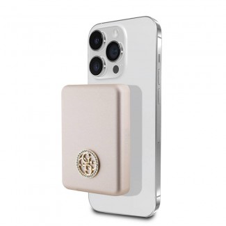 Guess Orjinal Lisanslı M-safe Şarj Özellikli Taşlı 4G Logolu Powerbank 3000mAh 5W Guess Orjinal Lisanslı M-safe Şarj Özellikli Taşlı 4G Logolu Powerbank 3000mAh 5W