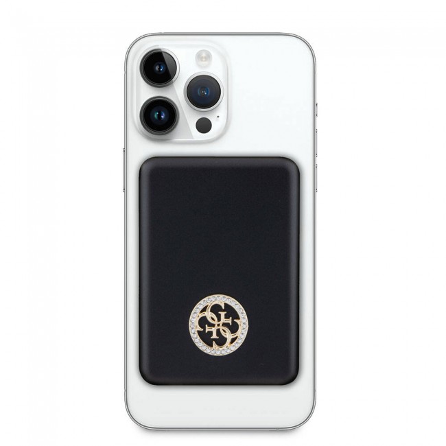 Guess Orjinal Lisanslı Magsafe Şarj Özellikli Taşlı 4G Logolu Powerbank 3000mAh 5W Guess Orjinal Lisanslı Magsafe Şarj Özellikli Taşlı 4G Logolu Powerbank 3000mAh 5W