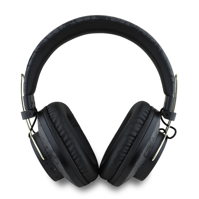 Bal-z Guess Orjinal Lisanslı PU 4G Desenli Büyük Metal Logolu Kulak Üstü Bluetooth Kulaklık