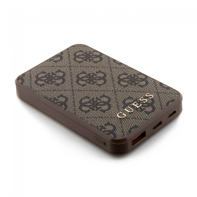 Guess Orjinal Lisanslı PU Deri 4G Desenli Metal Yazı Logolu Powerbank 5000mAh Guess Orjinal Lisanslı PU Deri 4G Desenli Metal Yazı Logolu Powerbank 5000mAh