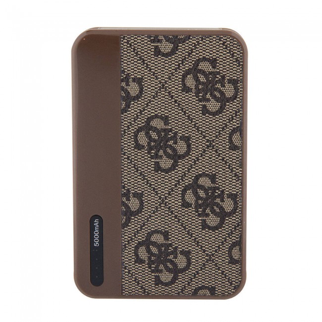 Guess Orjinal Lisanslı PU Deri 4G Desenli Metal Yazı Logolu Powerbank 5000mAh Guess Orjinal Lisanslı PU Deri 4G Desenli Metal Yazı Logolu Powerbank 5000mAh