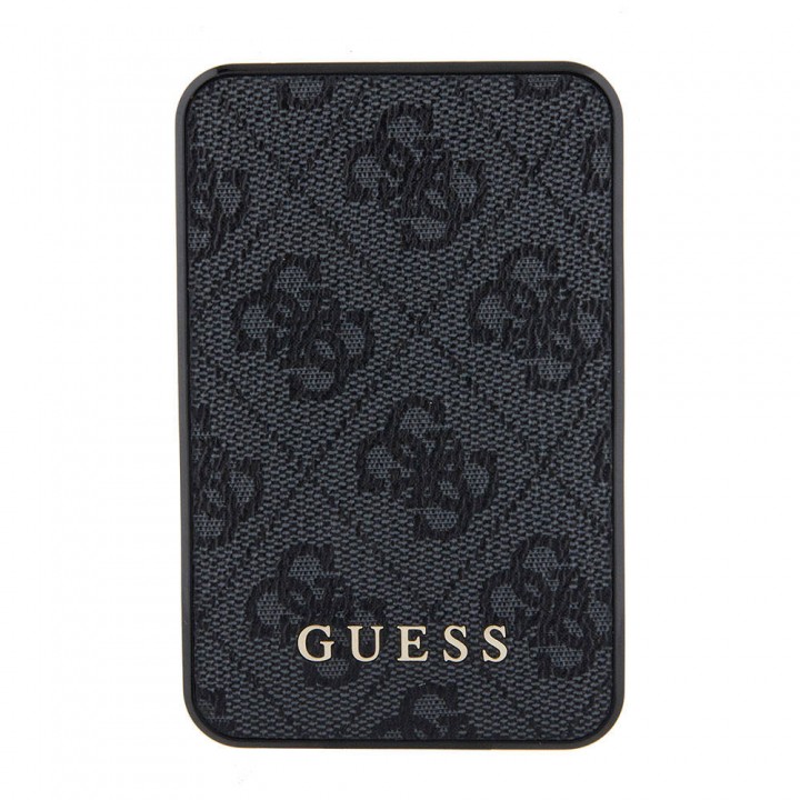 Guess Orjinal Lisanslı PU Deri 4G Desenli Metal Yazı Logolu Powerbank 5000mAh