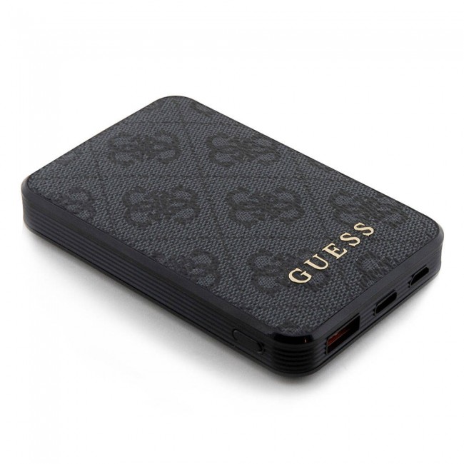 Guess Orjinal Lisanslı PU Deri 4G Desenli Metal Yazı Logolu Powerbank 5000mAh Guess Orjinal Lisanslı PU Deri 4G Desenli Metal Yazı Logolu Powerbank 5000mAh