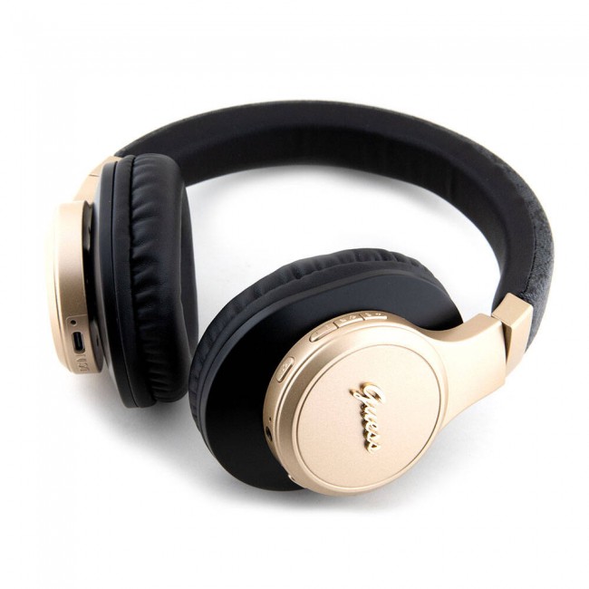 Guess Orjinal Lisanslı Script Gold Serisi Metal Yazı Logolu 4G Desenli Bluetooth Kulaklık Guess Orjinal Lisanslı Script Gold Serisi Metal Yazı Logolu 4G Desenli Bluetooth Kulaklık