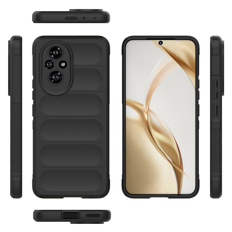 Bal-z Honor 200 Pro Kılıf Esnek TPU Oyuklu Arka Yüzey Tasarımlı  Etnik Silikon Kapak