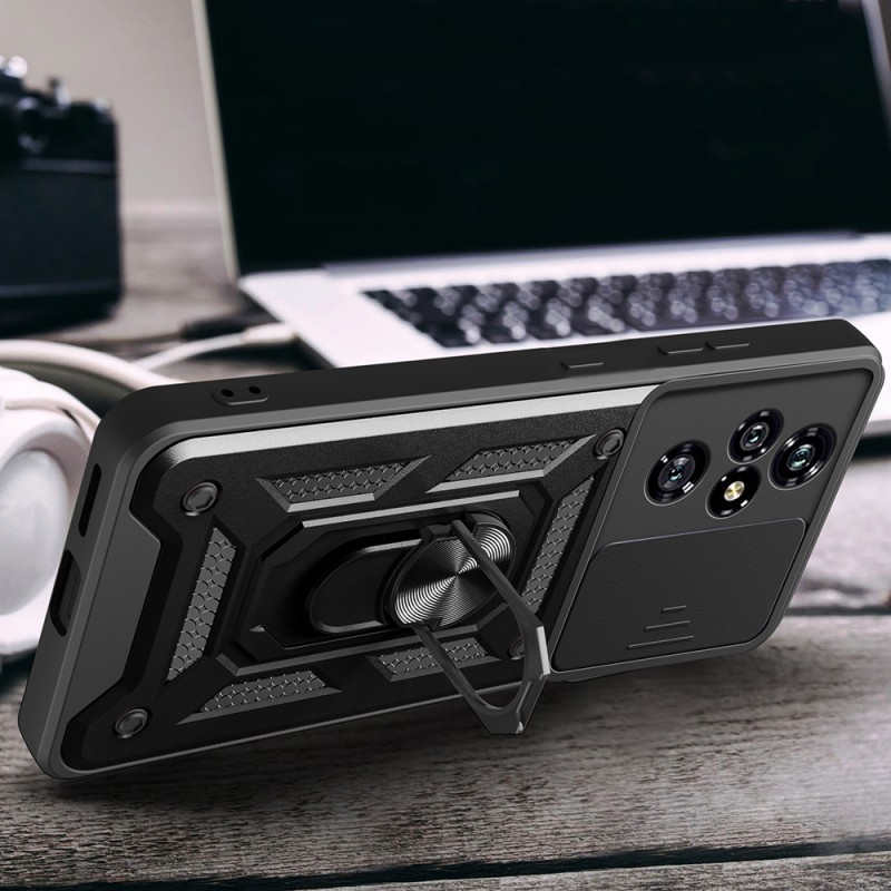 Bal-z Honor 200 Pro Kılıf Magnetik Standlı Kamera Korumalı  Sürgülü Vega Kapak