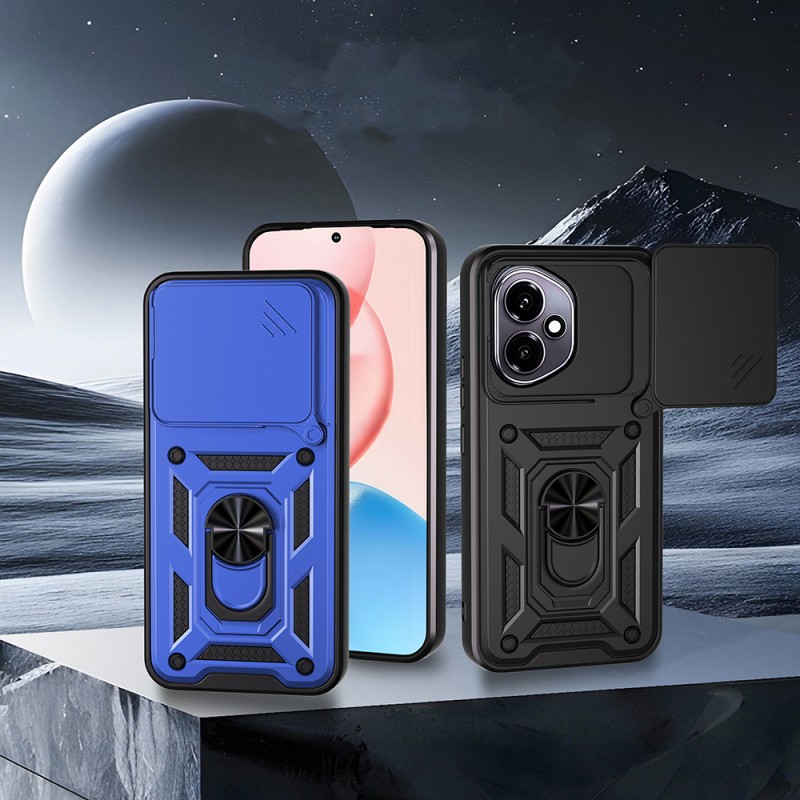 Bal-z Honor 400 Kılıf Magnetik Standlı Kamera Korumalı  Sürgülü Vega Kapak