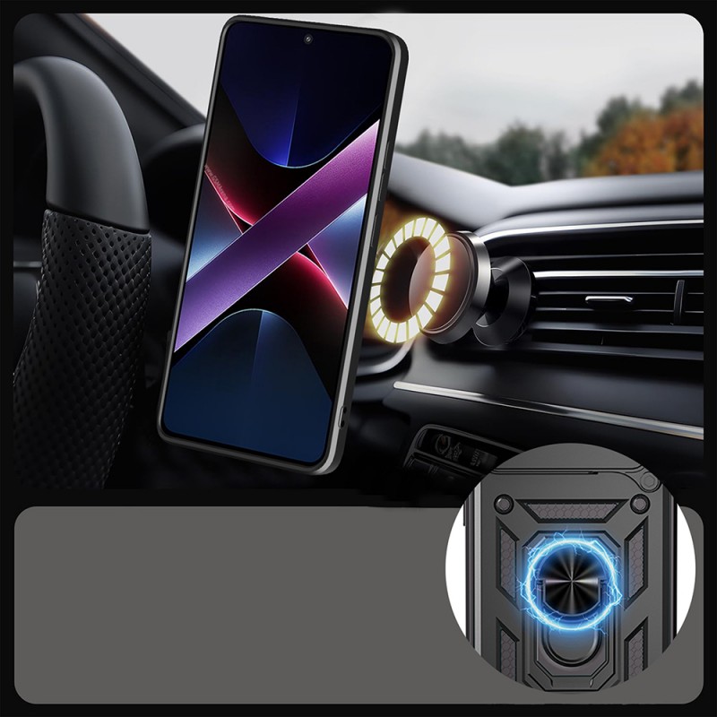 Bal-z Honor 400 Kılıf Magnetik Standlı Kamera Korumalı  Sürgülü Vega Kapak