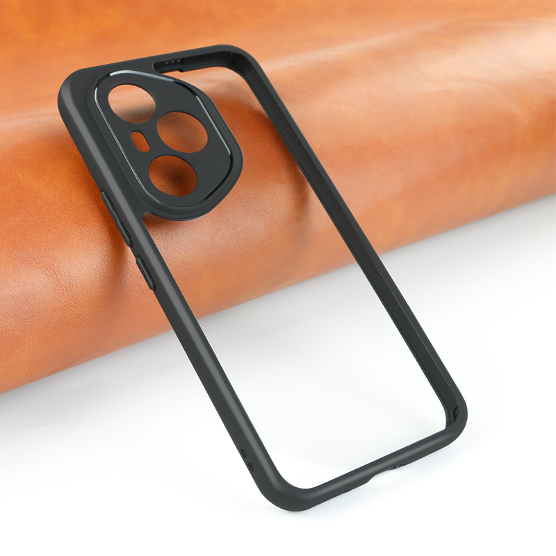 Bal-z Honor 400 Pro Kılıf Kamera Korumalı Şeffaf Arka Yüzey  New Roll Kapak