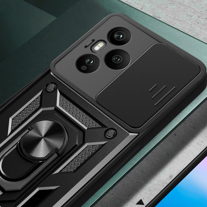 Bal-z Honor 400 Pro Kılıf Magnetik Standlı Kamera Korumalı  Sürgülü Vega Kapak