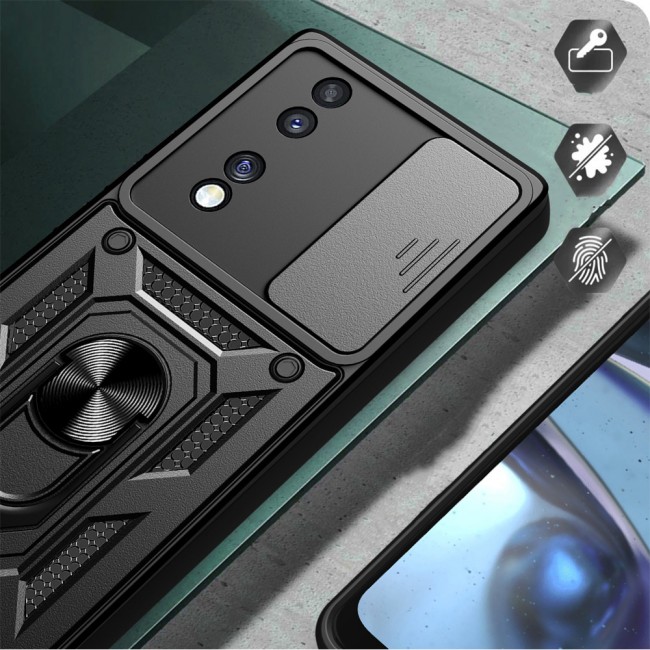 Honor 70 Kılıf Magnetik Standlı Kamera Korumalı Zore Sürgülü Vega Kapak Honor 70 Kılıf Magnetik Standlı Kamera Korumalı Zore Sürgülü Vega Kapak