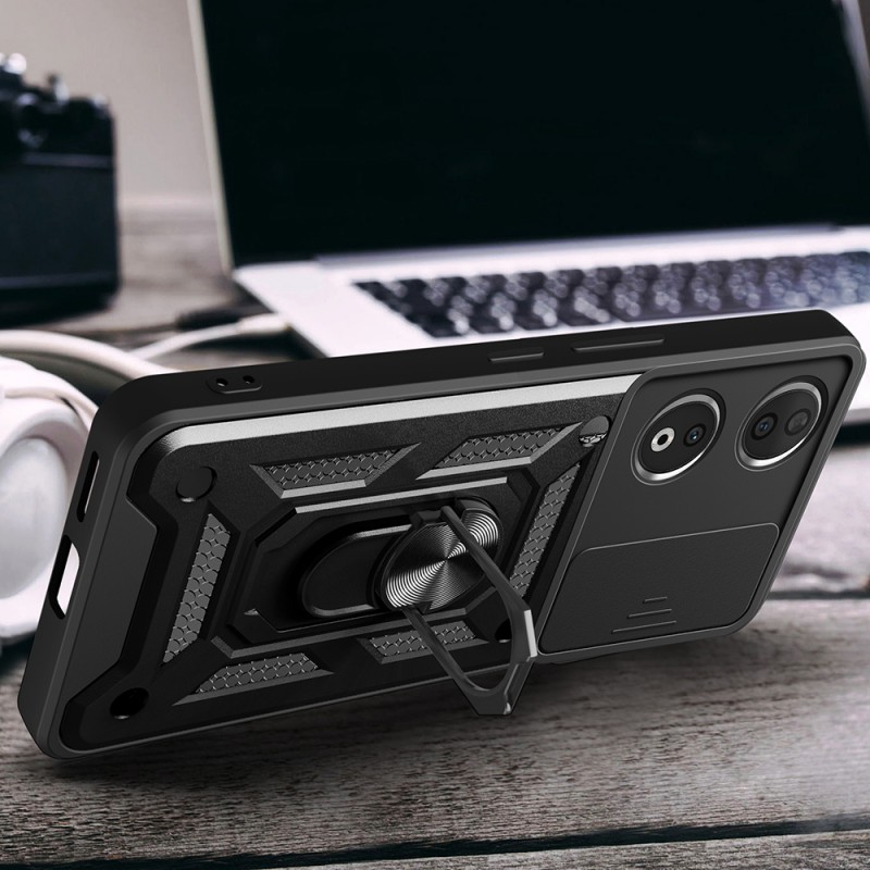 Bal-z Honor 90 Kılıf Magnetik Standlı Kamera Korumalı  Sürgülü Vega Kapak