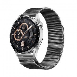 Honor Magic 2 46mm Zore Band-12 22mm Metal Hasır Kordon Honor Magic 2 46mm Zore Band-12 22mm Metal Hasır Kordon