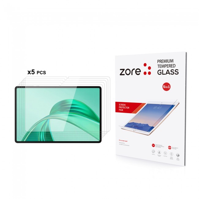 Honor Pad X8A Zore 5in1 Tablet Temperli Cam Ekran Koruyucu Honor Pad X8A Zore 5in1 Tablet Temperli Cam Ekran Koruyucu