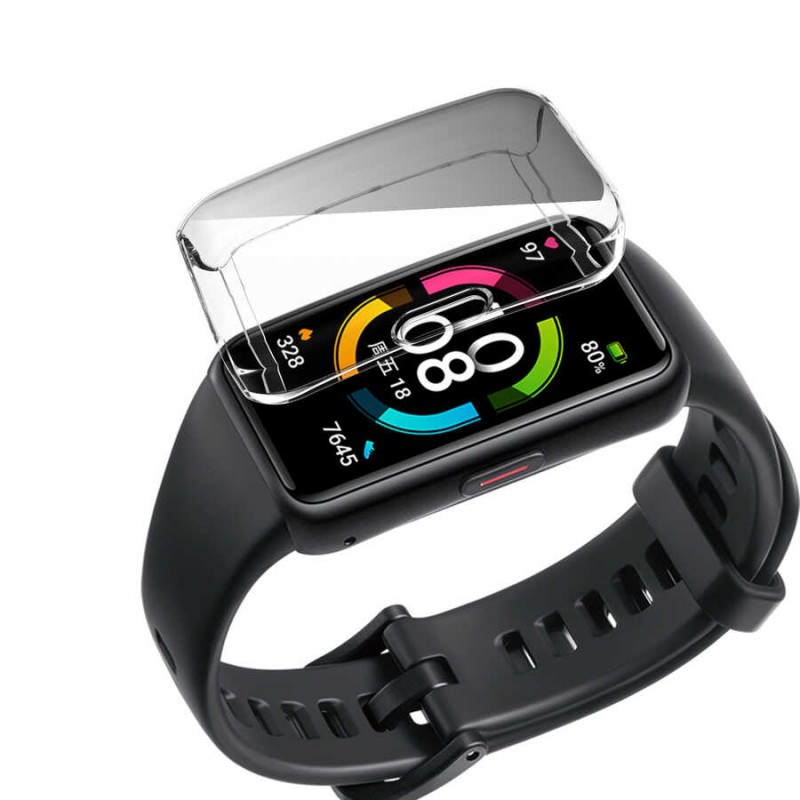 Bal-z Huawei Band 7  Watch Gard 09 Koruyucu Silikon