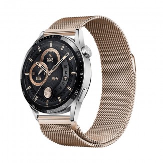 Huawei GT2 46mm Zore Band-12 22mm Metal Hasır Kordon Huawei GT2 46mm Zore Band-12 22mm Metal Hasır Kordon