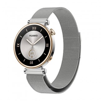 Huawei GT4 41mm Zore KRD-01 18mm Metal Hasır Kordon Huawei GT4 41mm Zore KRD-01 18mm Metal Hasır Kordon