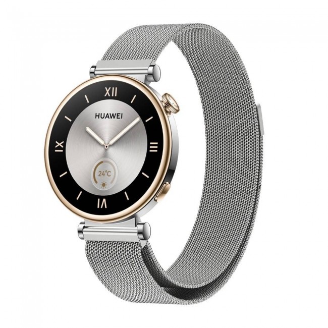 Huawei GT4 41mm Zore KRD-01 18mm Metal Hasır Kordon Huawei GT4 41mm Zore KRD-01 18mm Metal Hasır Kordon
