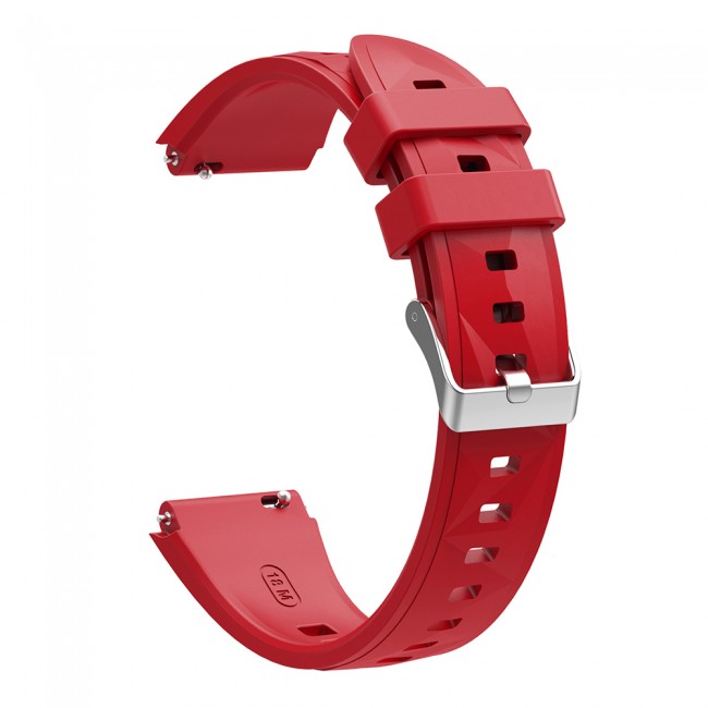 Huawei GT4 41mm Zore KRD-129 18mm Silikon Kordon Strap Kayış Huawei GT4 41mm Zore KRD-129 18mm Silikon Kordon Strap Kayış