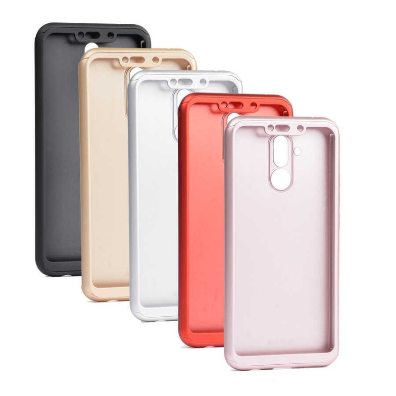 Bal-z Huawei Mate 20 Lite Kılıf  360 3 Parçalı Rubber Kapak