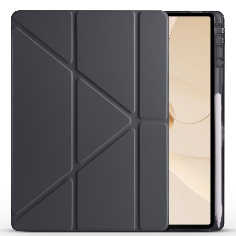 Bal-z Huawei Matepad 12X Kılıf Zore Tri Folding Kalem Bölmeli Standlı Kılıf